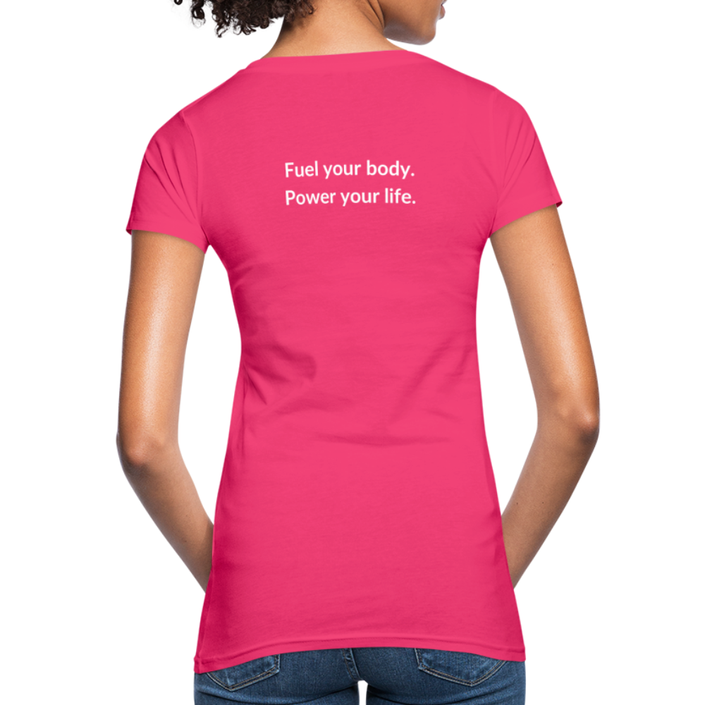 Frauen Bio-T-Shirt - neon pink